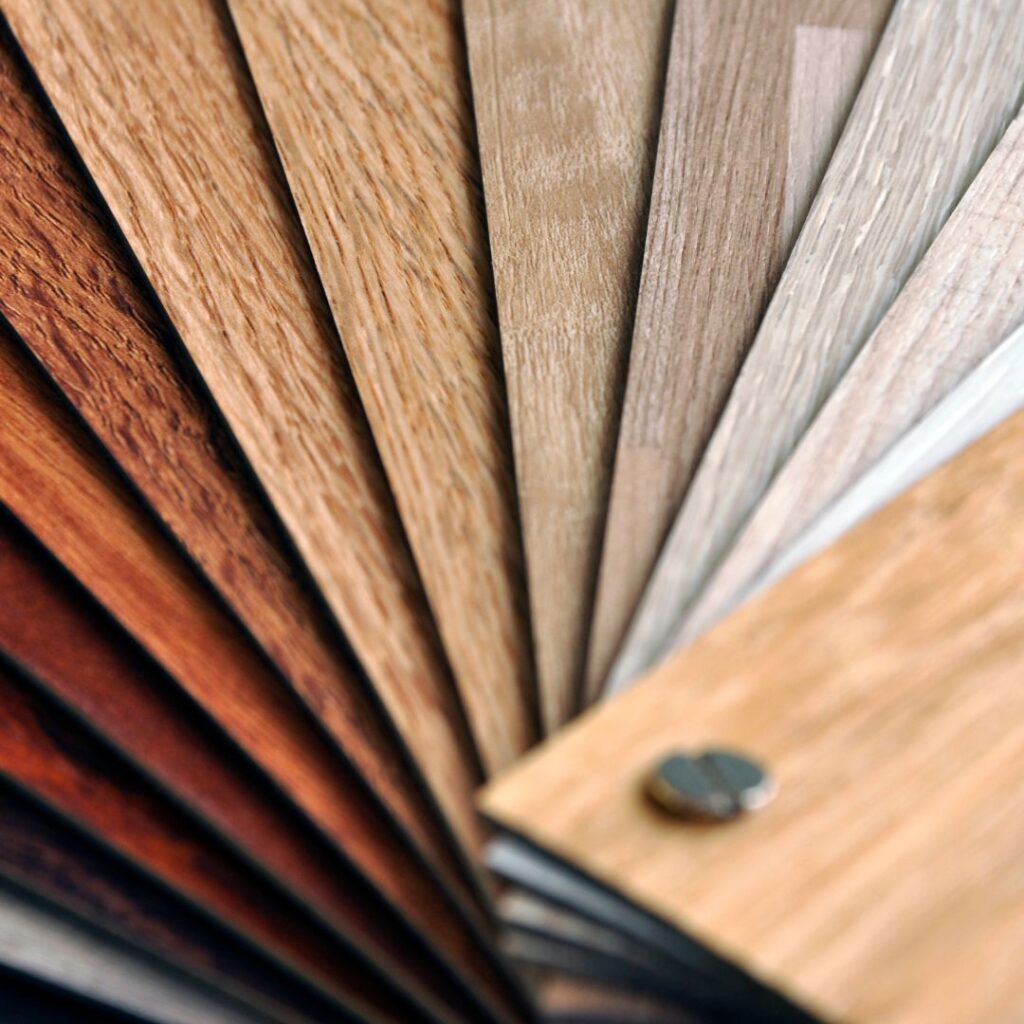 wood grain samples